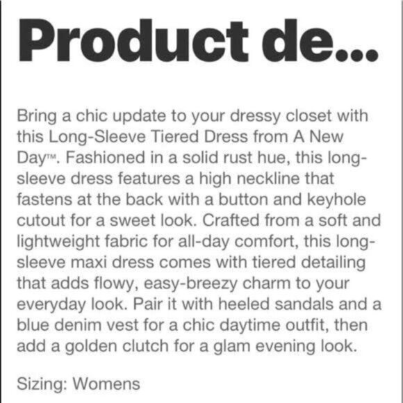 A New Day Floral Print Tiered Dress New Green Yellow Small - Picture 7 of 8